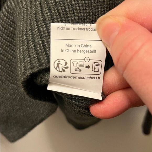 Belle poque gray women’s Vintage Cardigan Sweater size large - Picture 4 of 10